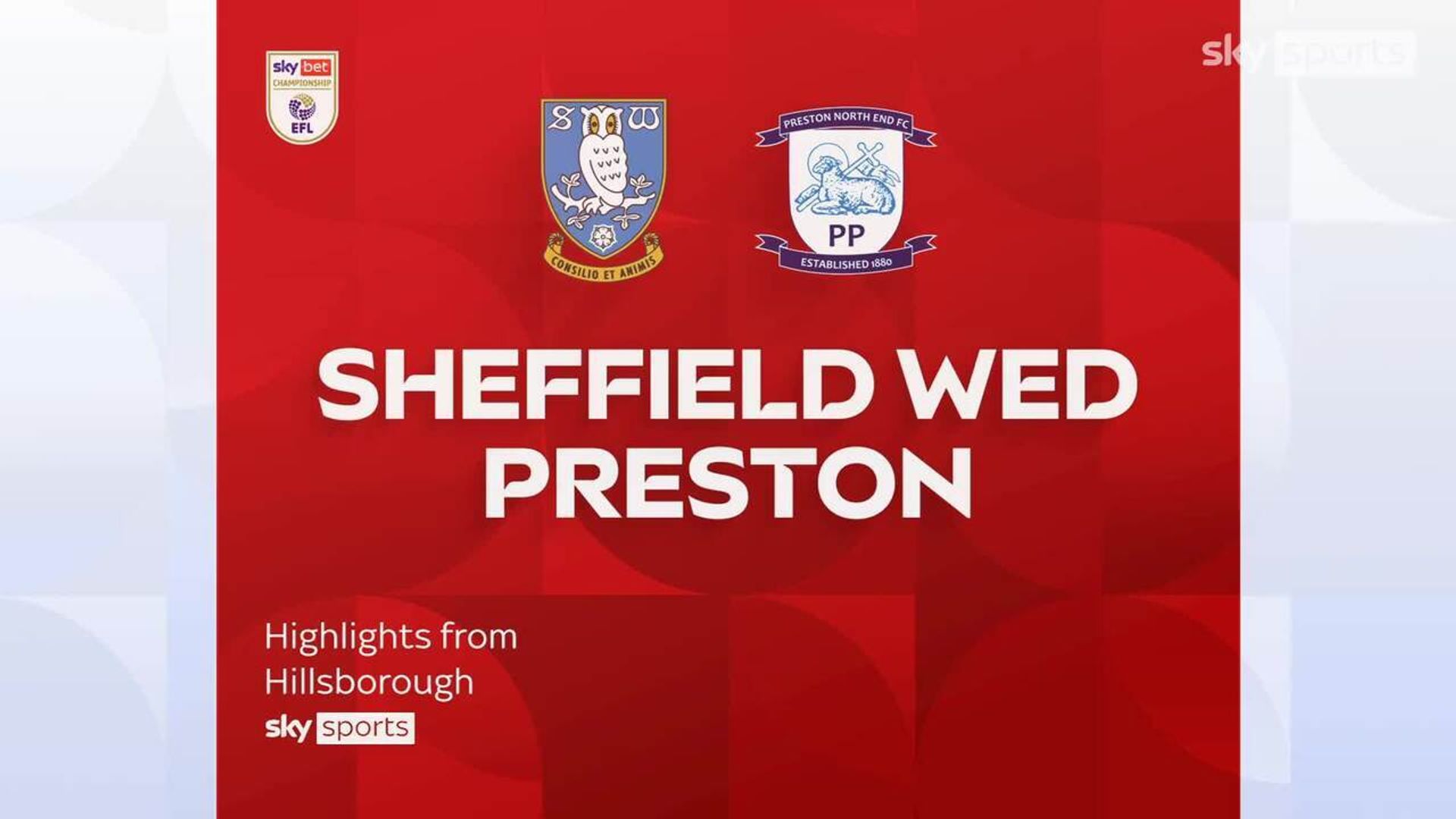 Sheffield Wednesday 2-3 Preston