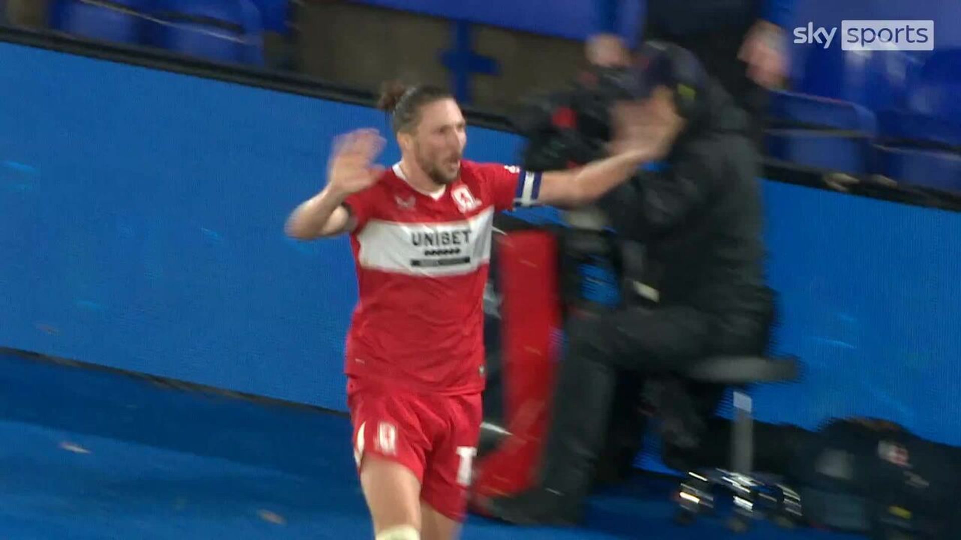 OUTRAGEOUS celeb! Ayling rescues Boro with leveller... and goes wild