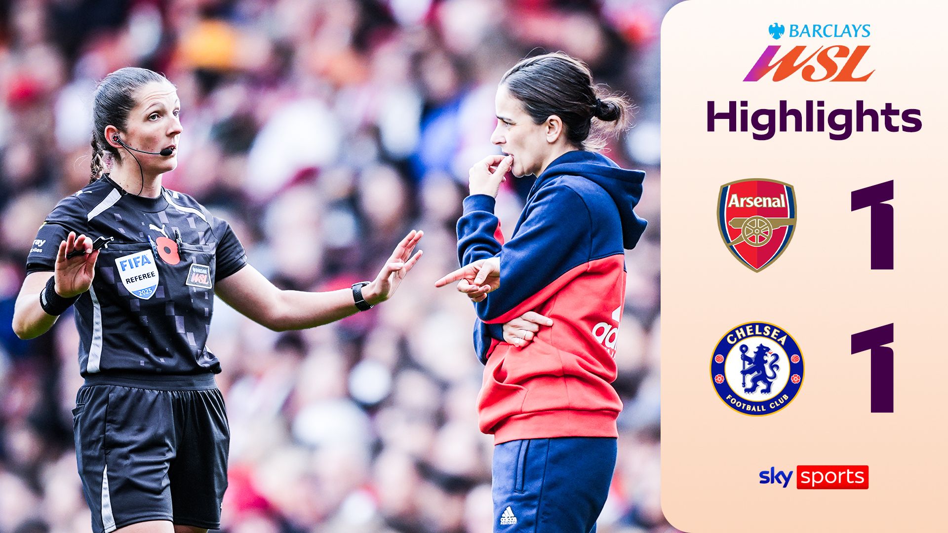 Controversial decisions deny Arsenal late win over Chelsea