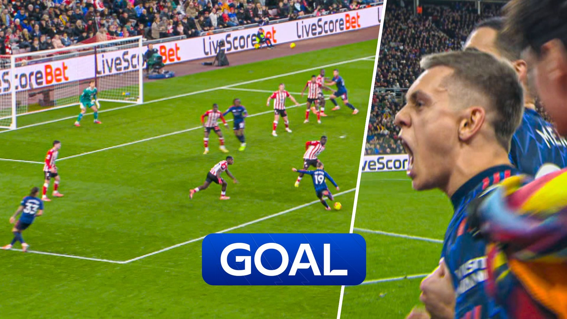 'Terrific!' | Trossard ROCKET puts Arsenal into the lead!