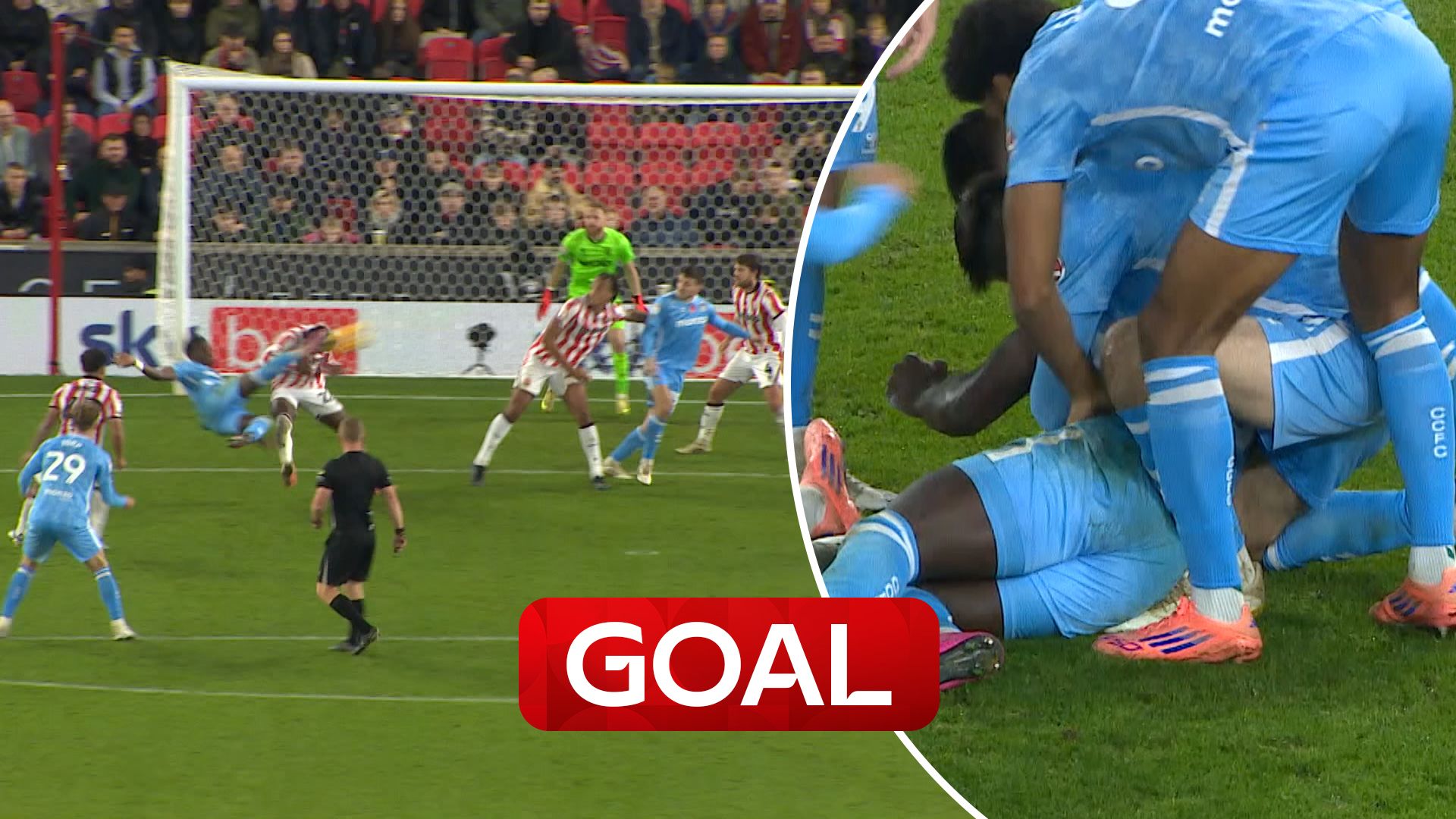 What a way to win it! Coventry secure three points with INCREDIBLE bicycle kick