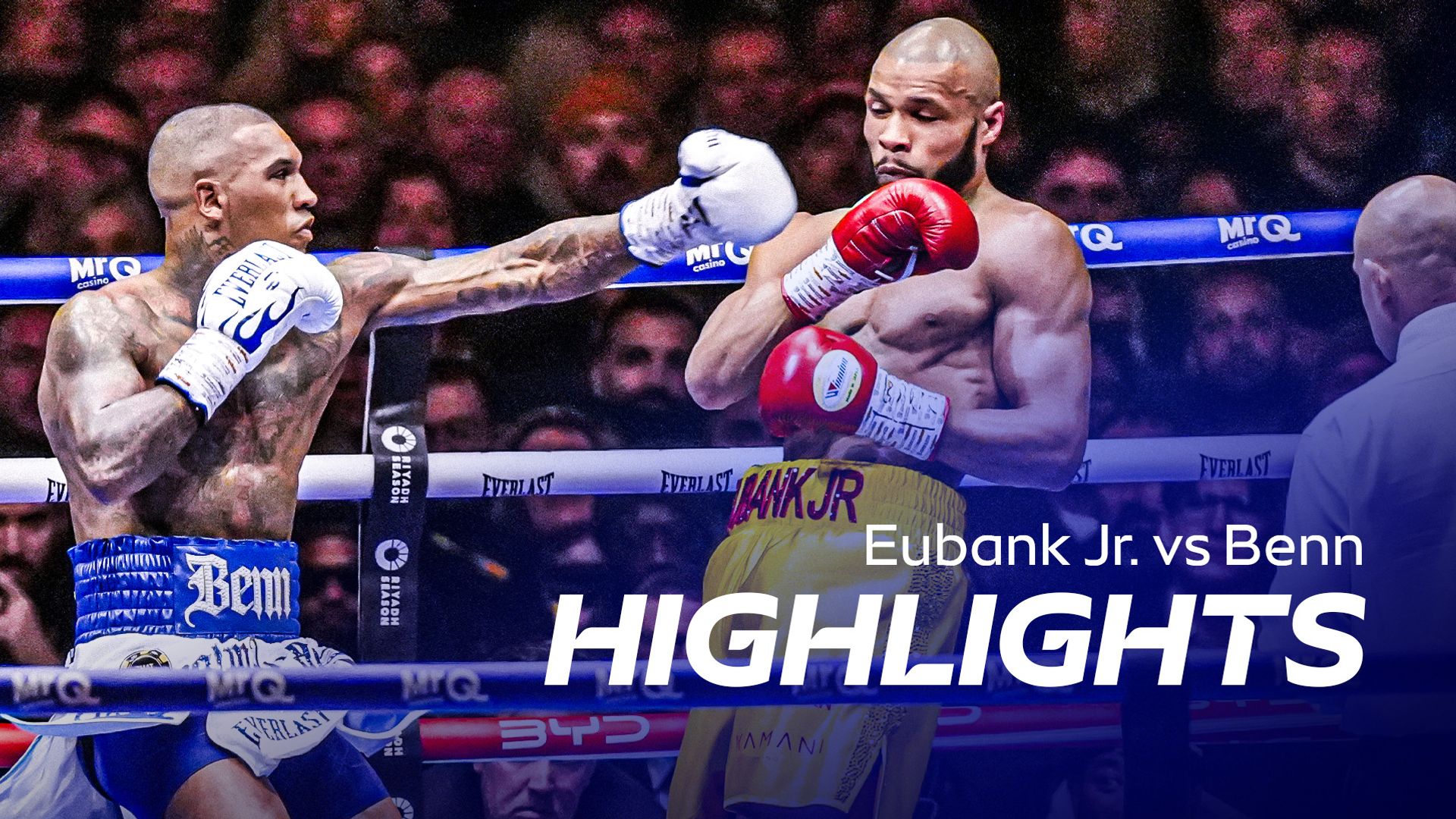 Highlights: Benn knocks down Eubank Jr twice in dominant victory