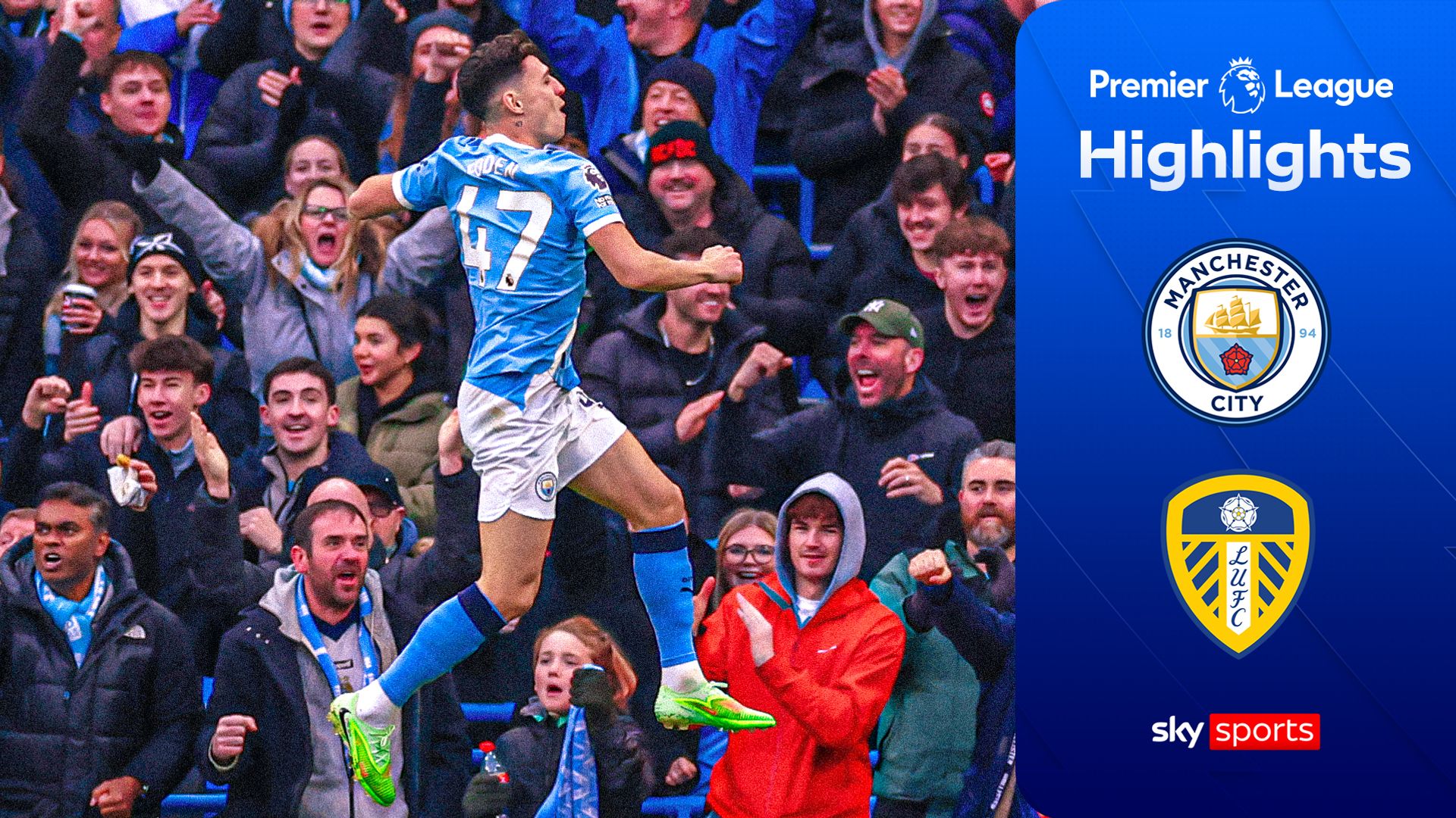 Foden scores stoppage-time winner as Man City survive Leeds scare