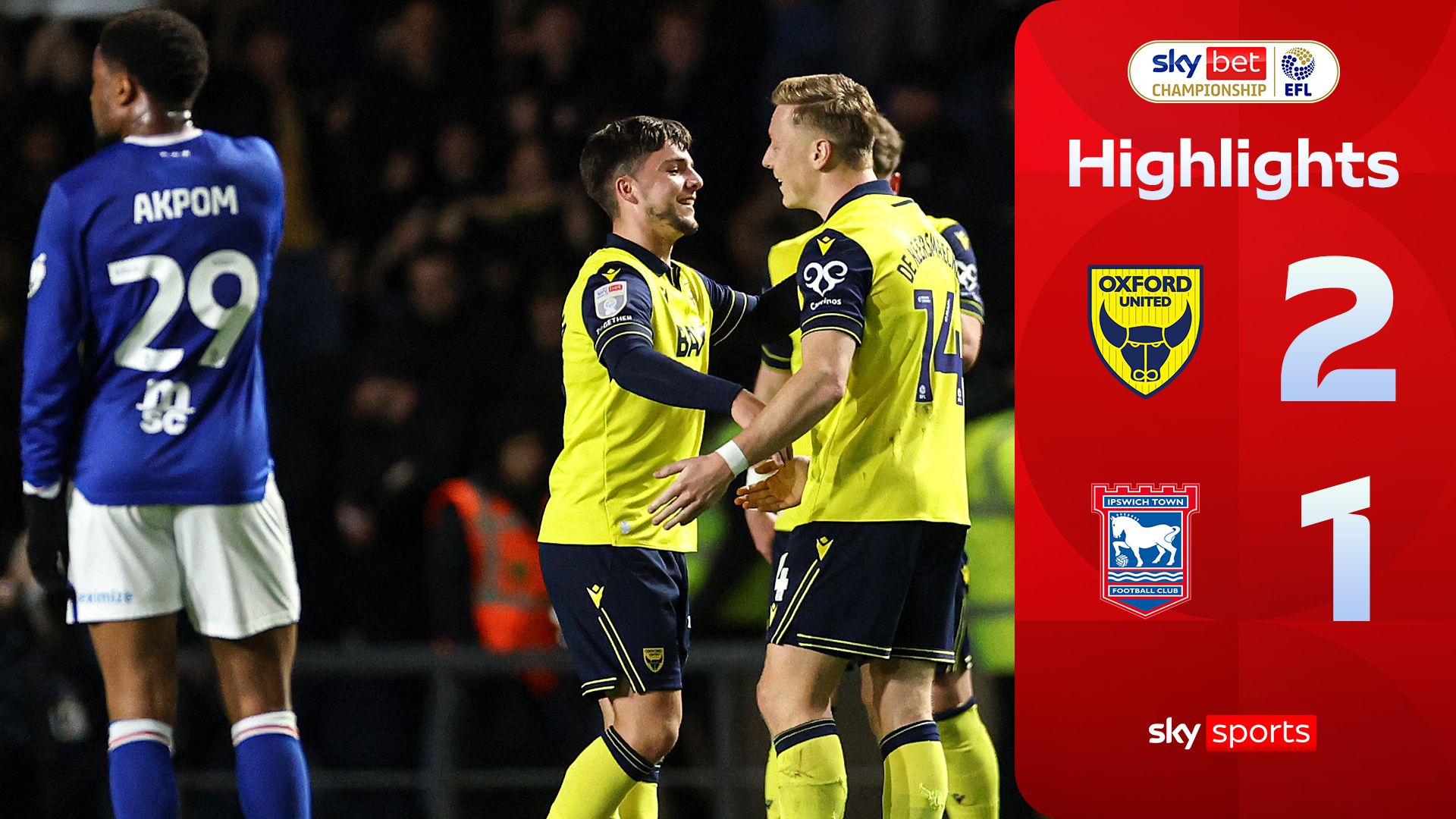 Struggling hosts spring shock! | Oxford 2-1 Ipswich