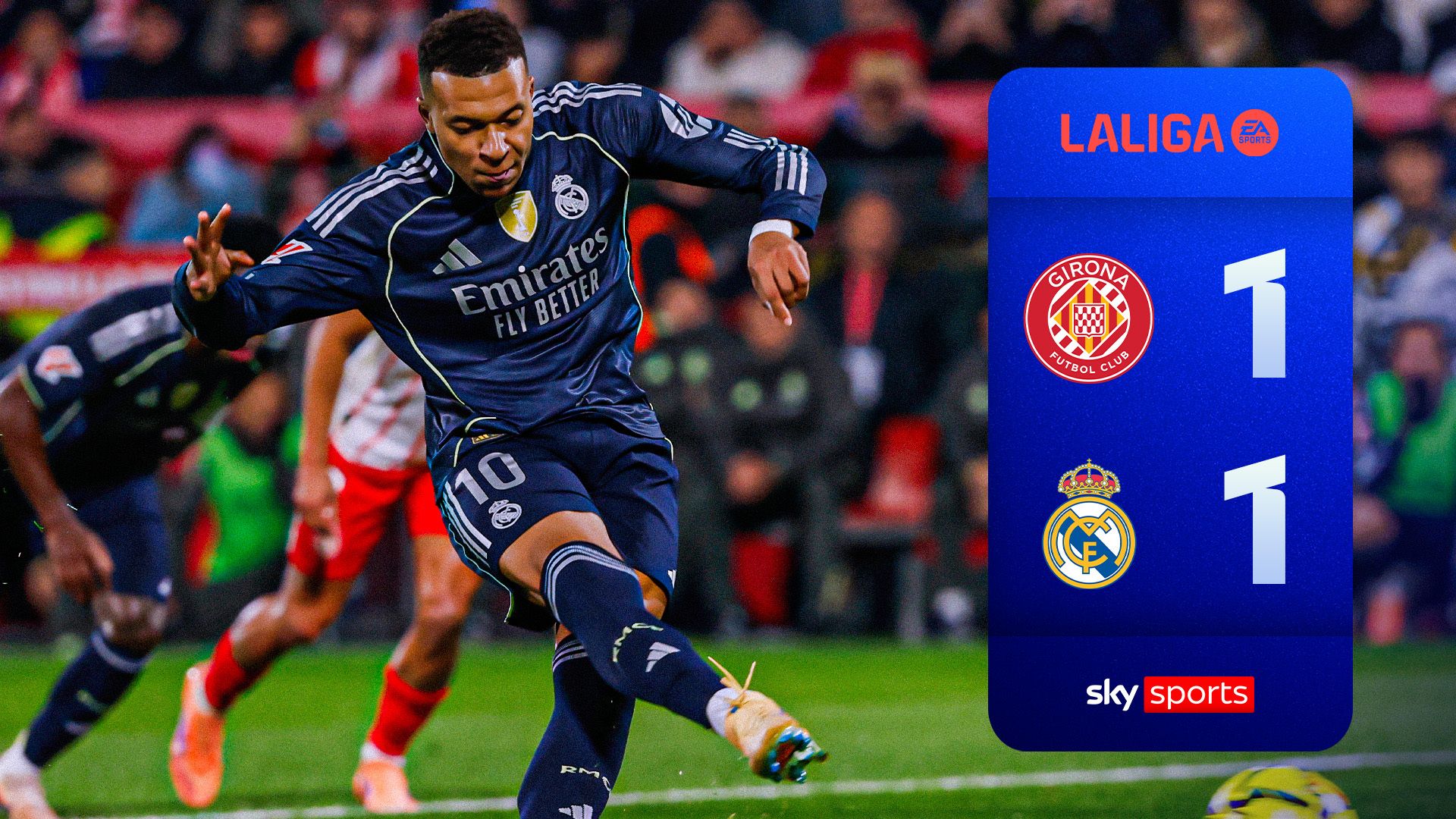 Highlights: Mbappe penalty saves Madrid from defeat in Girona