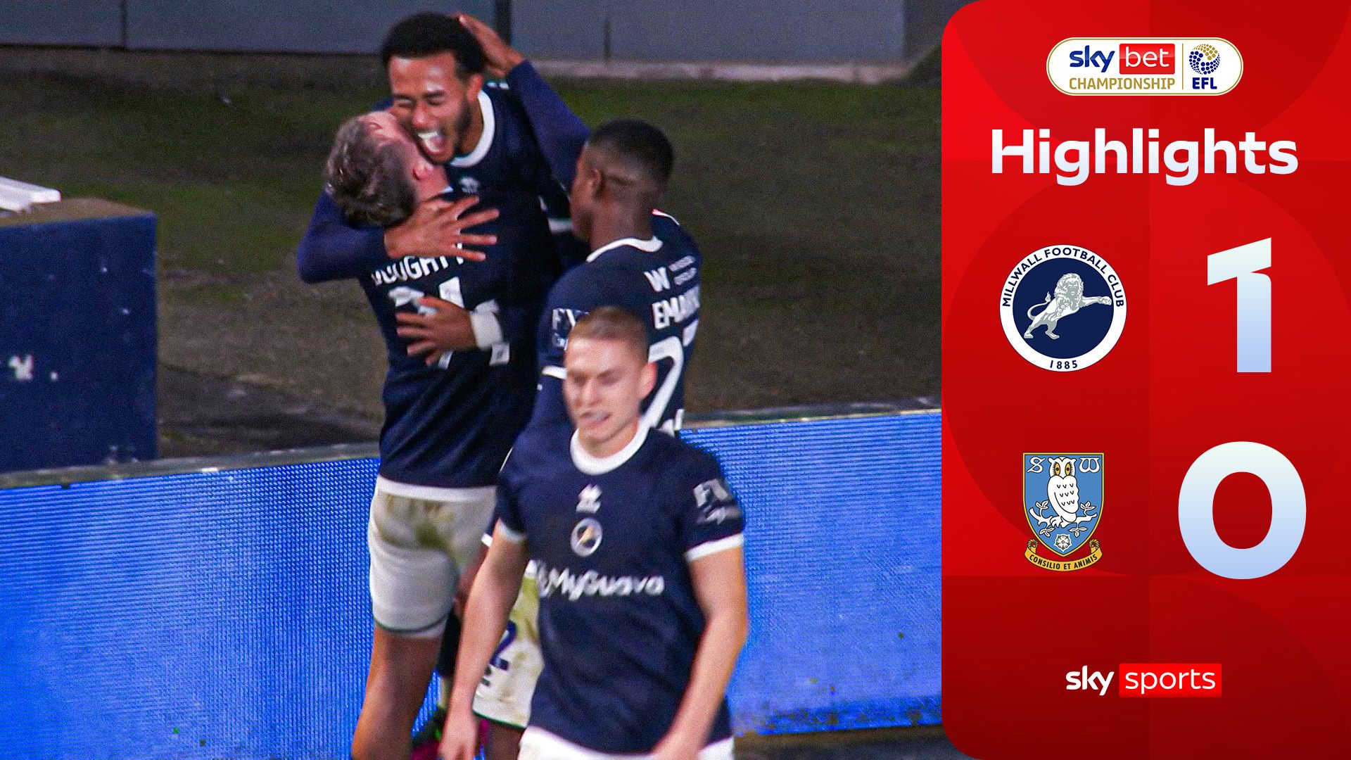 Millwall 1-0 Sheffield Wednesday