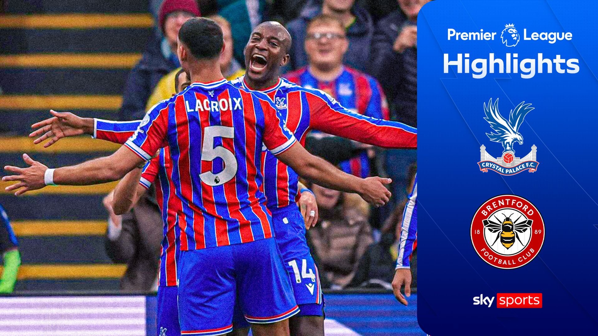 Mateta on target again as Palace defeat London rivals Brentford!