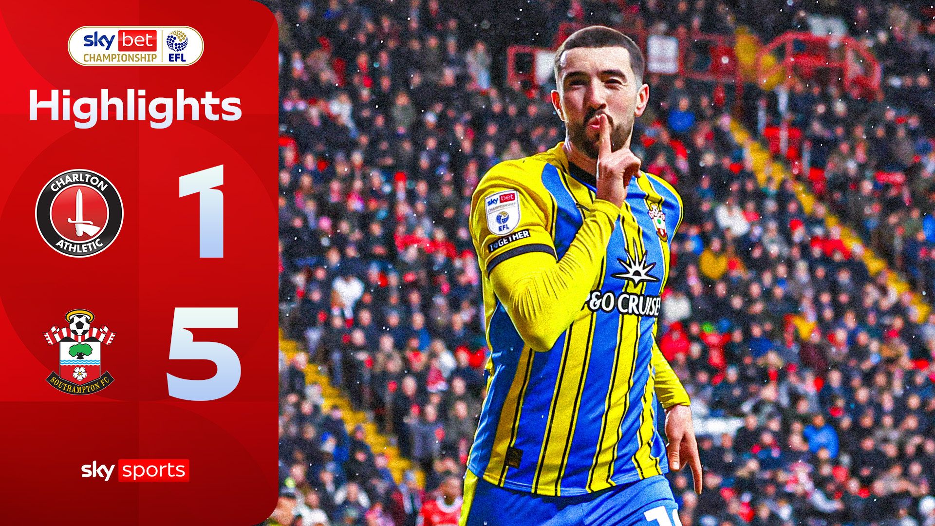 Charlton 1-5 Southampton