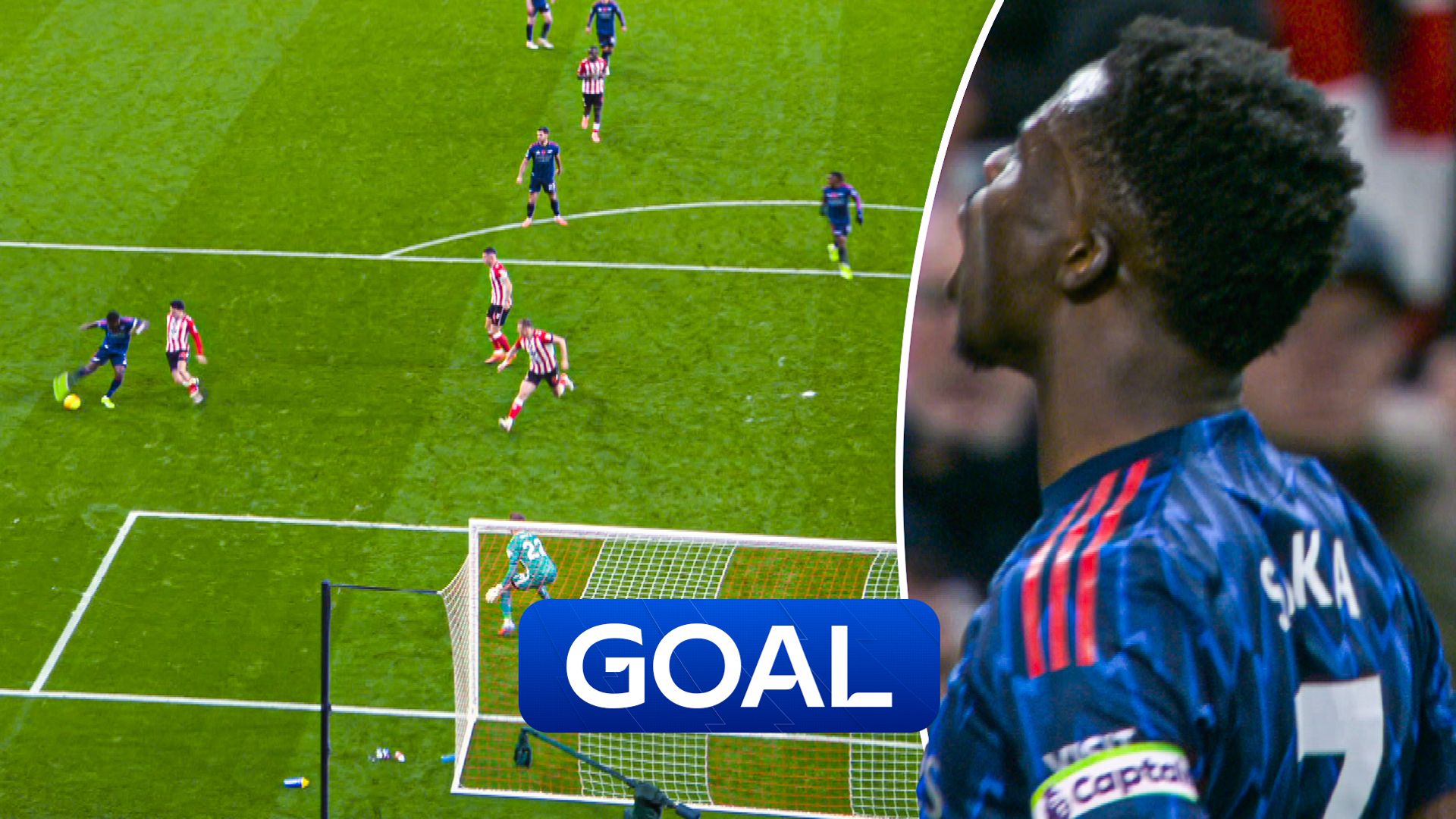 Saka fires in Arsenal equaliser at Sunderland!