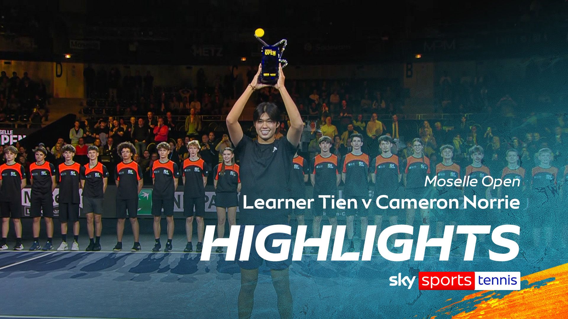 Teenager Tien edges out Norrie in Metz final