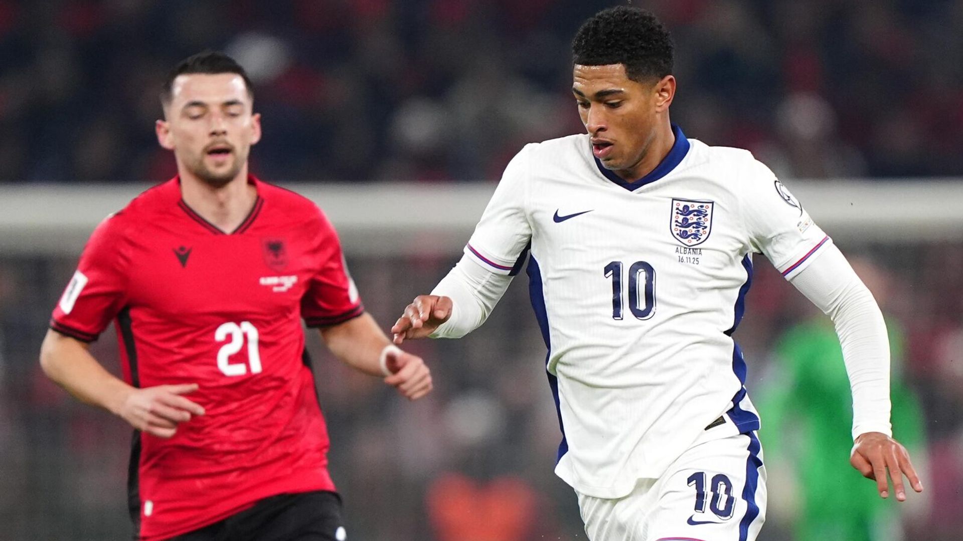England 'lacking rhythm' against Albania LIVE!