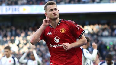 Matthijs de Ligt has played every minute of Manchester United's Premier League campaign