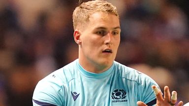 Duhan van der Merwe has been left out of Scotland's 23-player squad to face New Zealand