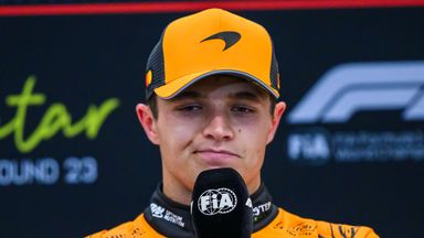 Lando Norris at the Qatar GP