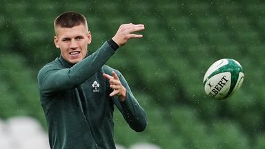 Sam Prendergast will start for Ireland against South Africa in Dublin on Saturday, having been backed again by Andy Farrell