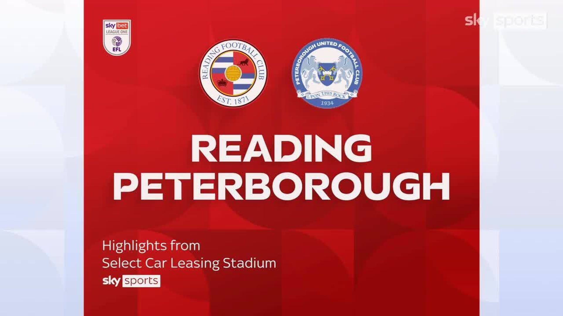 Reading 1-2 Peterborough
