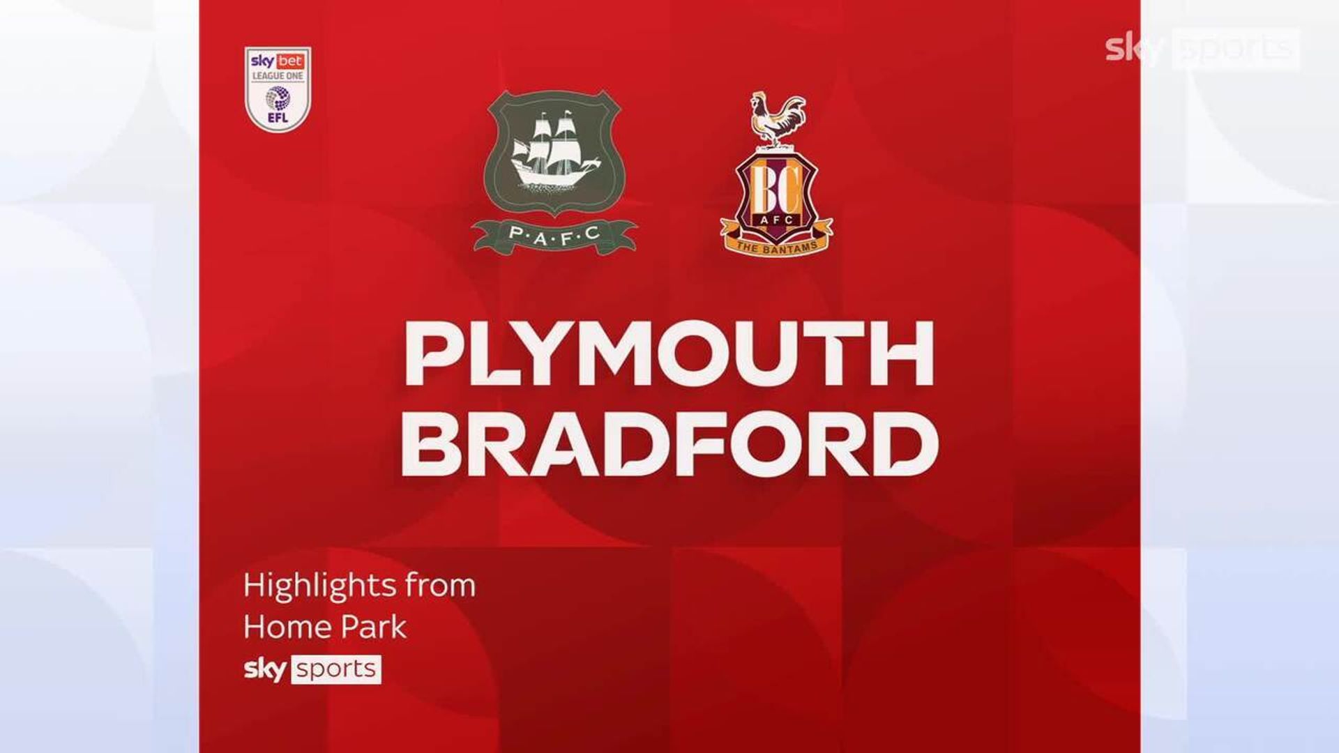 Plymouth 0-1 Bradford