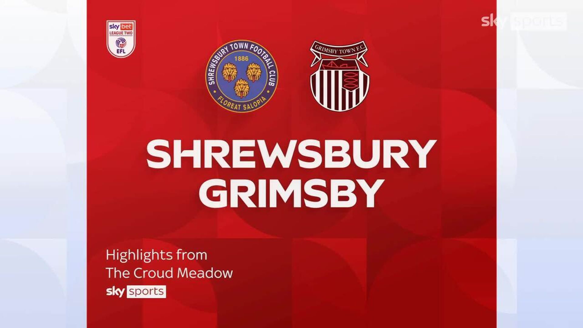 Shrewsbury 1-1 Grimsby