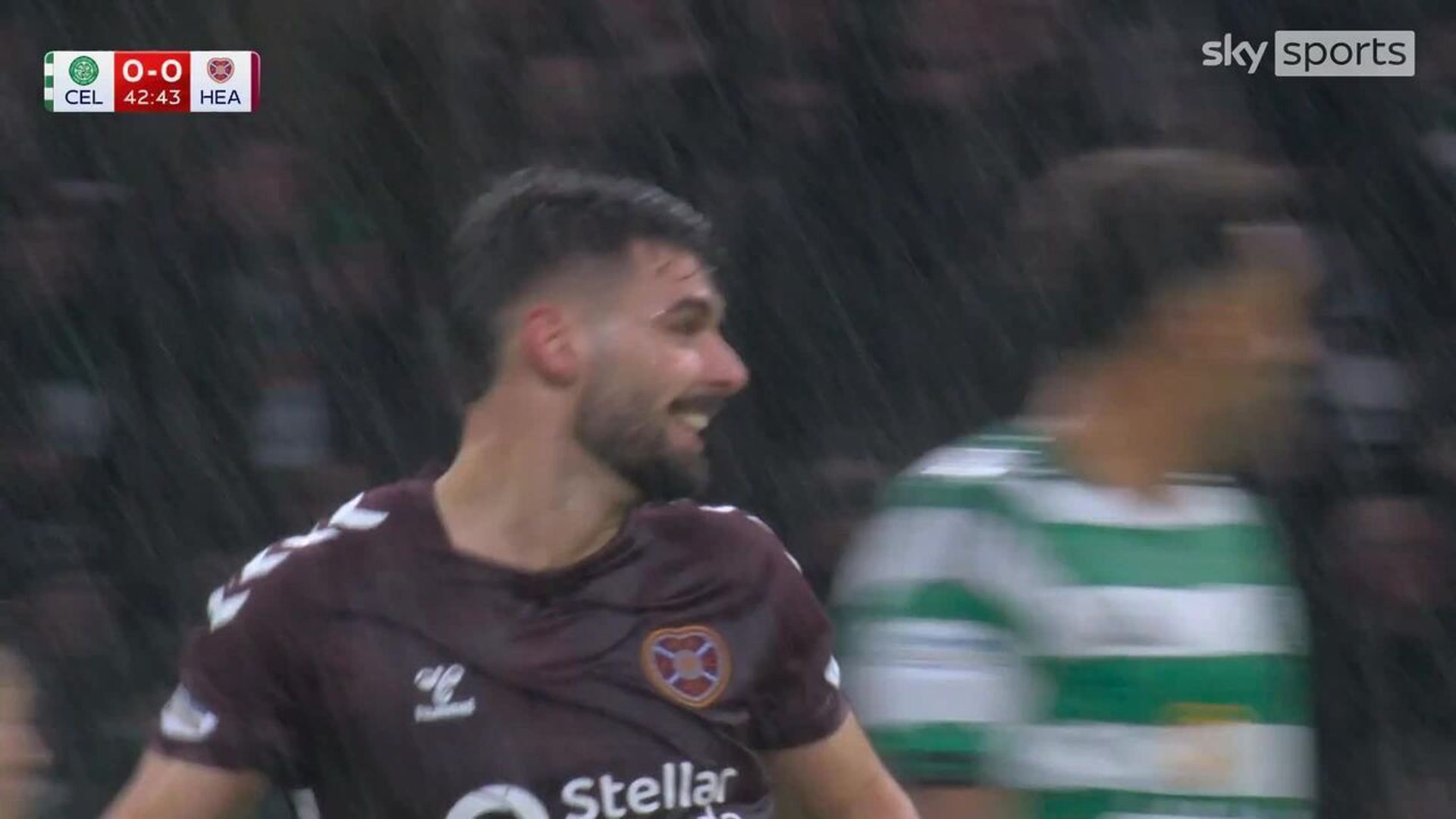 Braga puts Hearts ahead at Celtic!