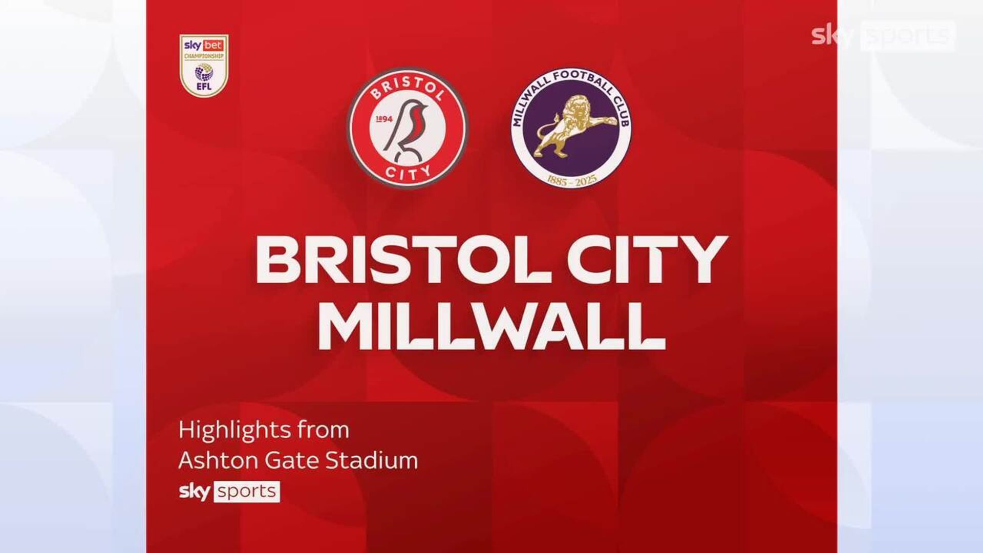 Bristol City 0-1 Millwall 