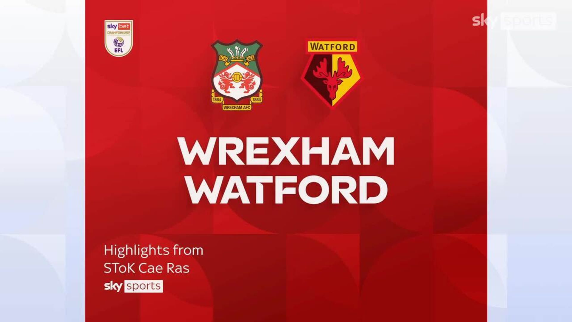 Wrexham 2-2 Watford
