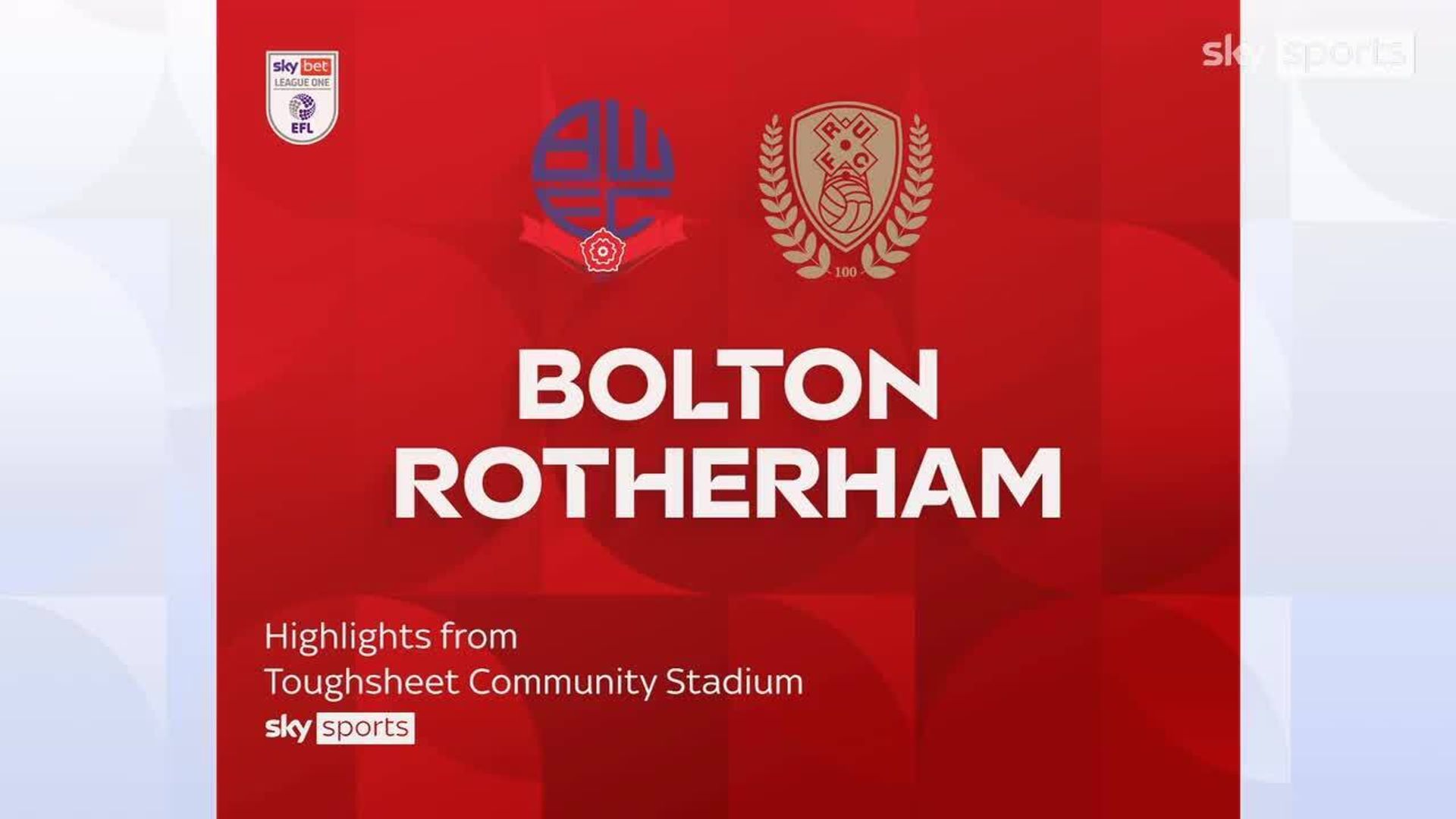 Bolton 2-1 Rotherham