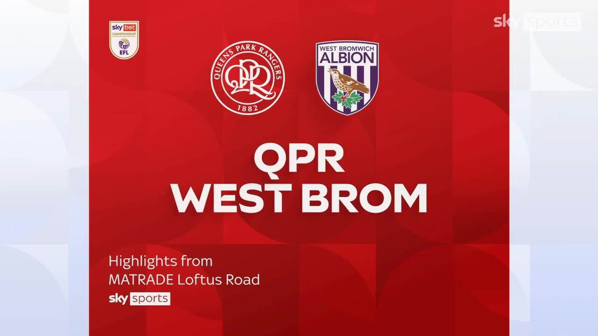 QPR 3-1 West Brom 