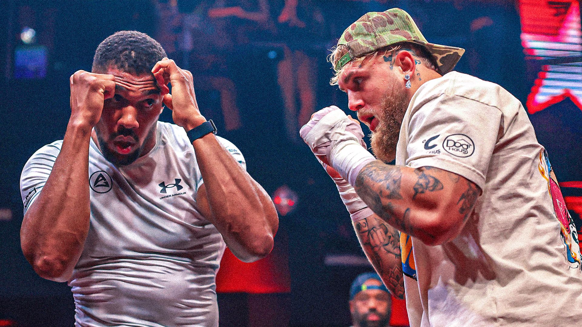 FIRST LOOK! AJ & Paul ready for mega fight as pair show off skills during open workout