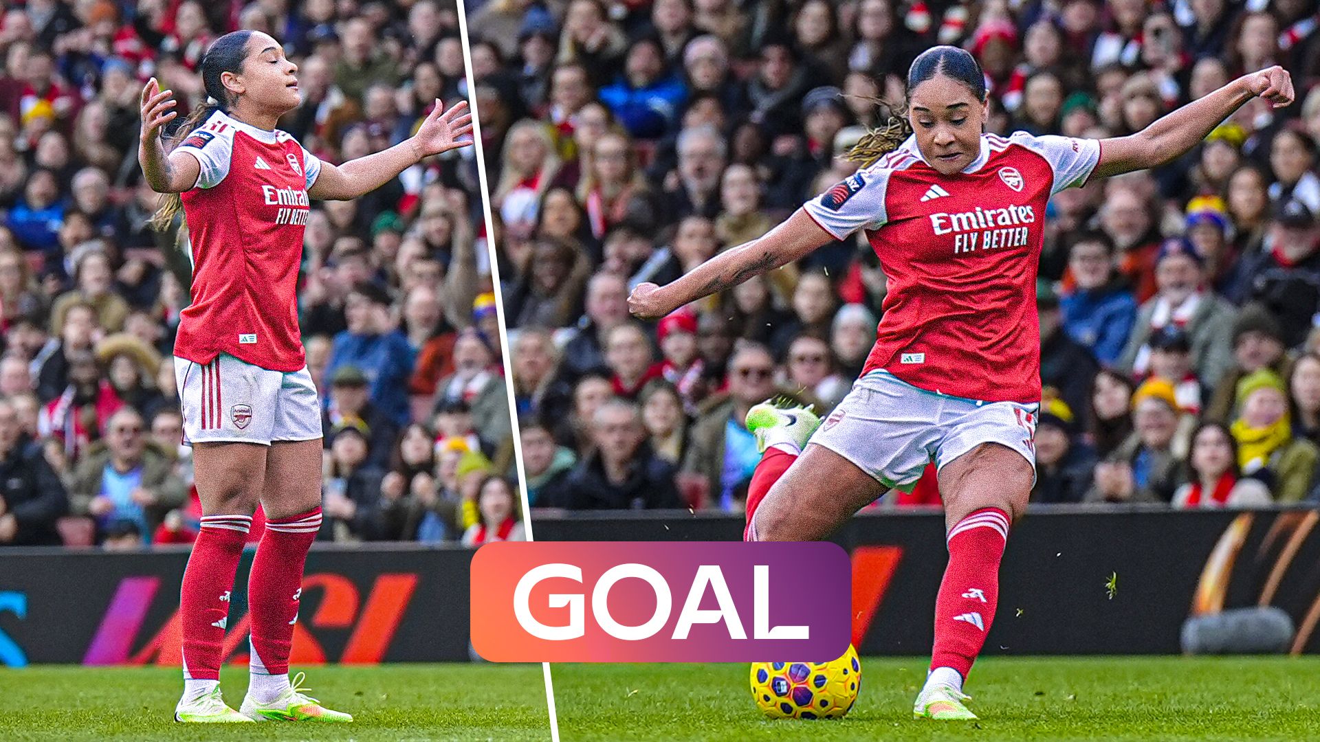 'It had to be!' | Smith opens the scoring for Arsenal!