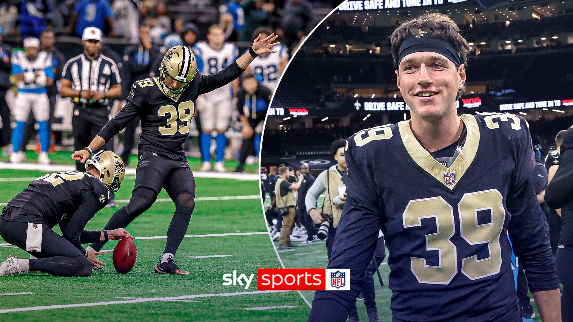 Ireland's Charlie Smyth scores game-winning field goal on Saints home debut