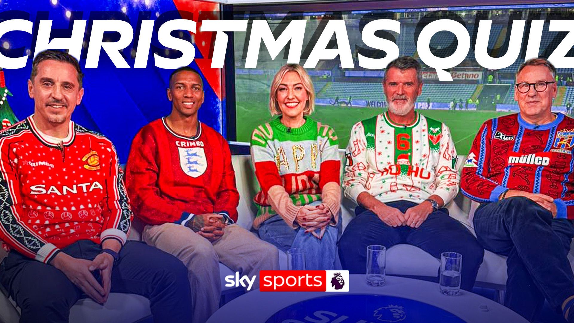 The BIG Christmas Quiz! Keane and Merse take on Neville and Young