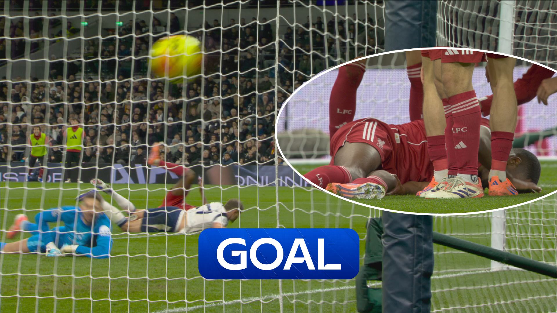 Isak puts Liverpool ahead but injured as he scores