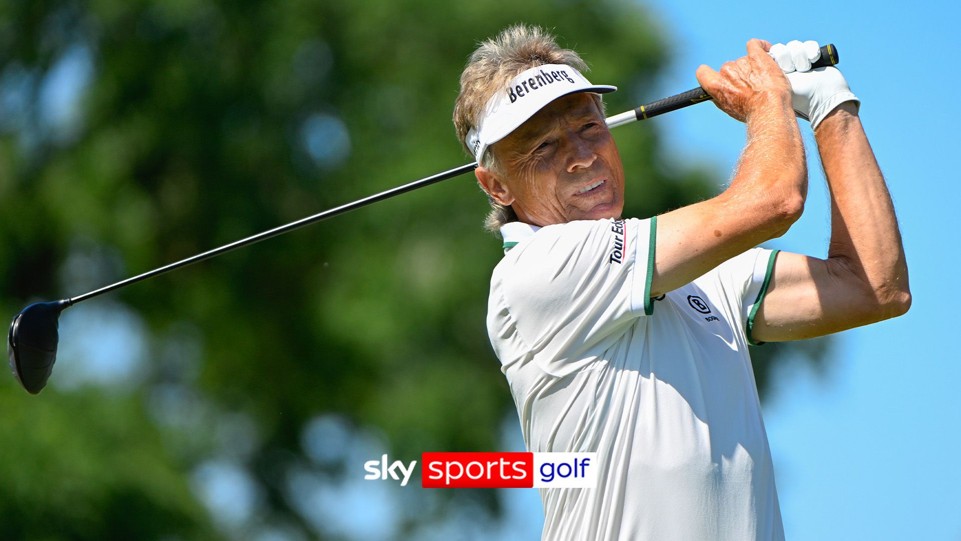 'It's better than good!' Two-time Masters champion Langer holes out on the fifth!