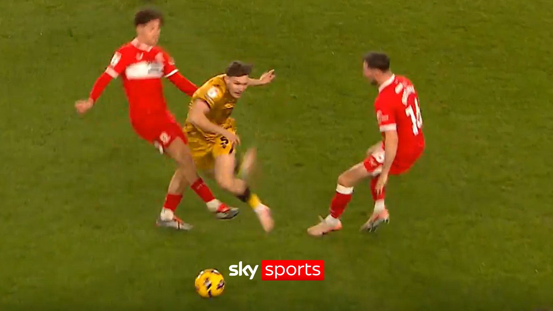 Hackney's horror tackle escapes red card!