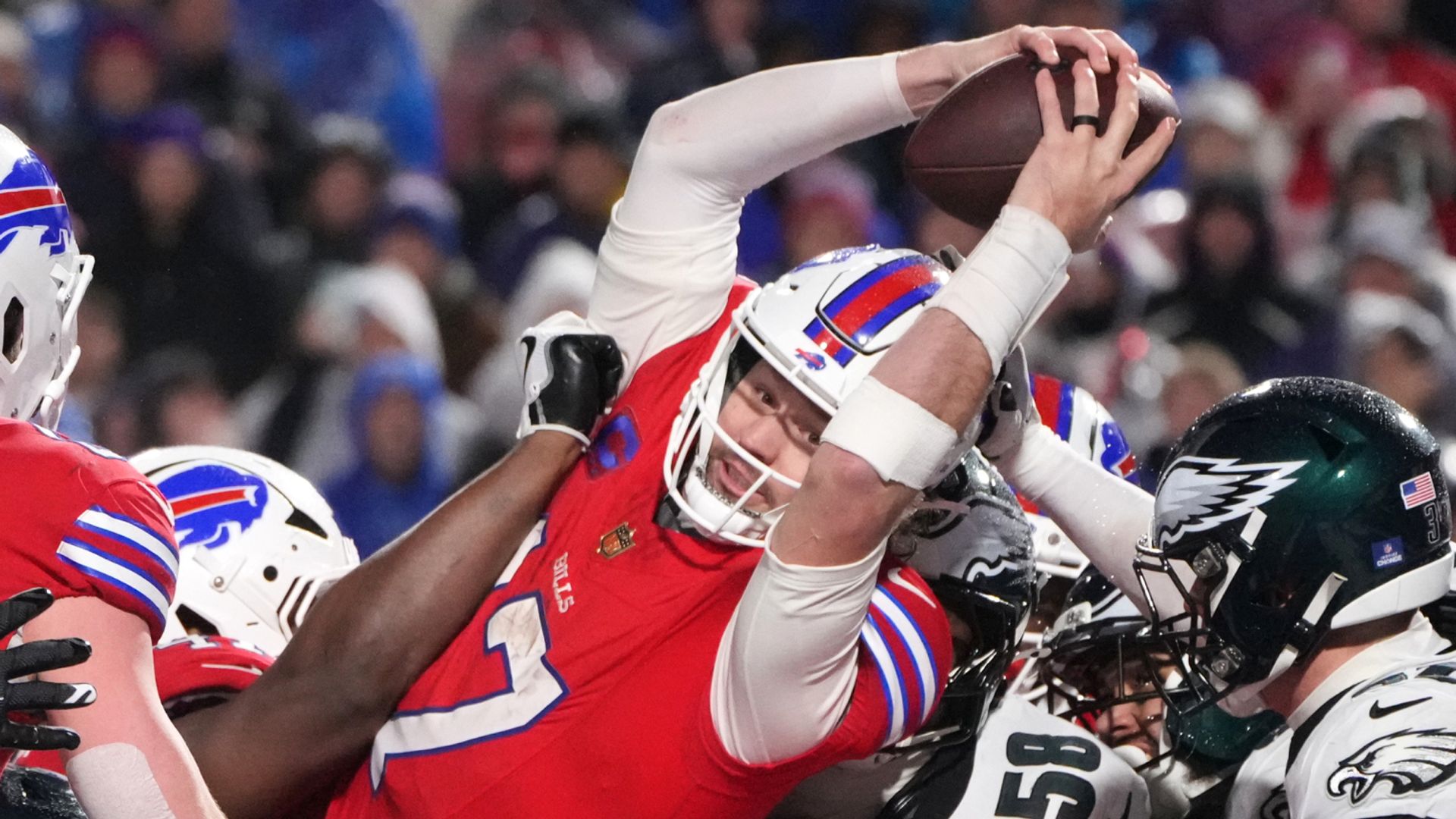 Patriots win first division title since Brady as Eagles hold off Bills