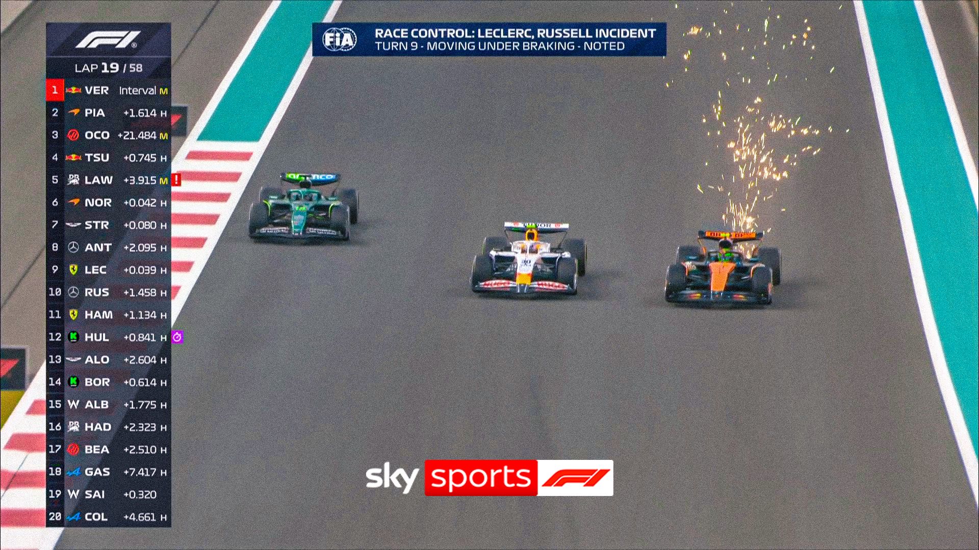 'Two for the price of one!' | Norris' sensational double overtake to clear traffic!