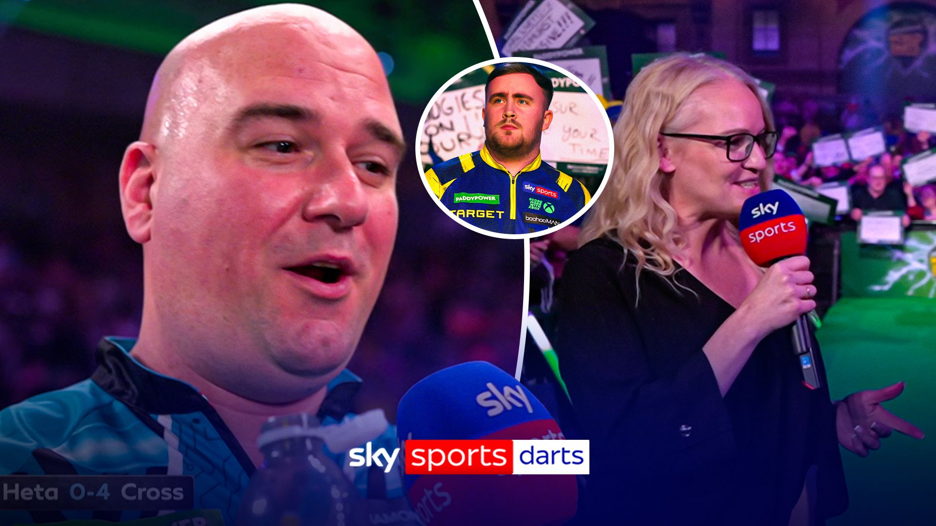 'I'll be fine!' | Cross looks ahead to meeting with world champion Littler