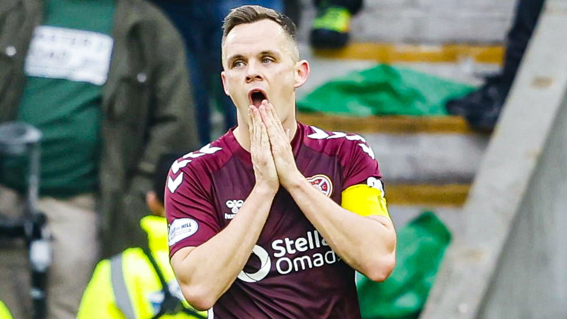 Hearts suffer major title race blow with injury to captain Shankland
