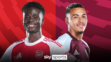 Arsenal host Aston Villa in the Premier League live on Sky Sports - kick-off is 8.15pm
