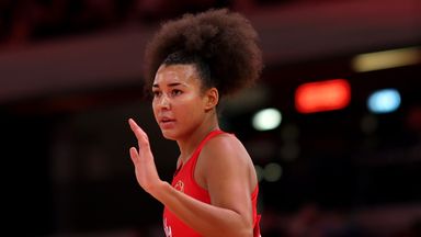 Jaz Brown made her England debut in November in the three Test series against New Zealand