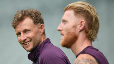 Root (left) says England have the ability to fight back in the Ashes series but must 