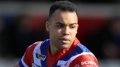 Mason Caton-Brown in action for Wakefield during his playing career