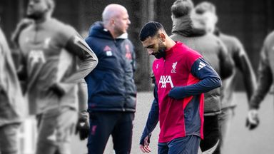 Salah trained on Monday but has been left out of Tuesday's squad to face Inter Milan