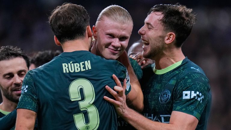Erling Haaland's penalty earned Man City victory at the Bernabeu