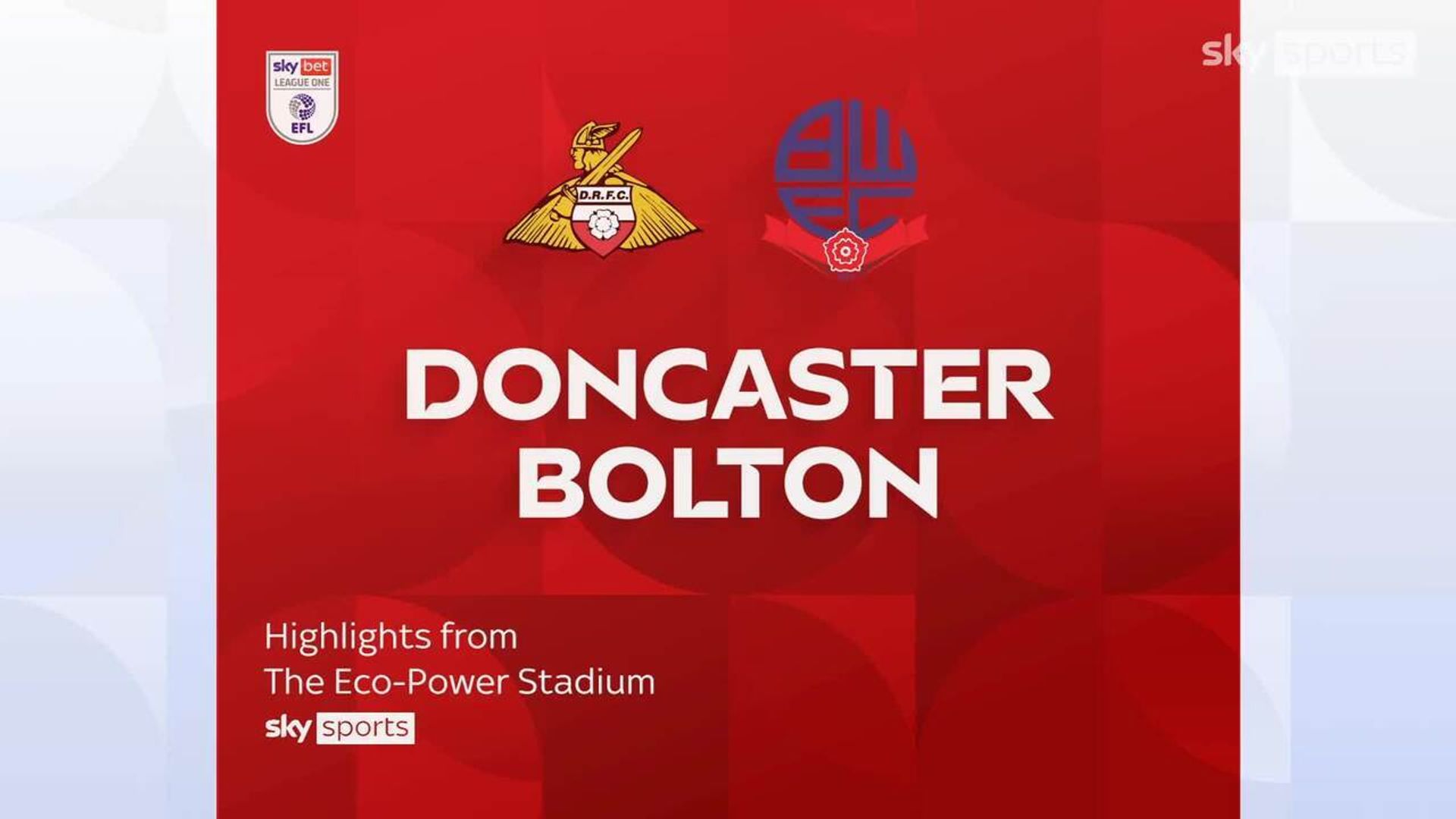 Doncaster 1-1 Bolton