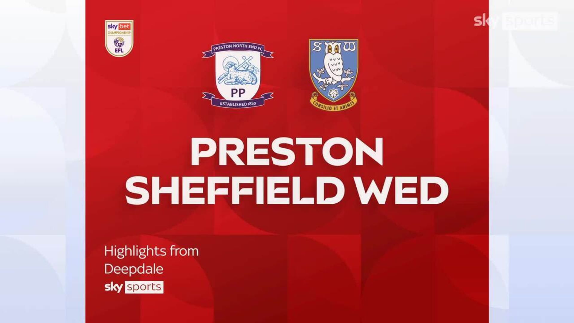 Preston 3-0 Sheffield Wednesday 