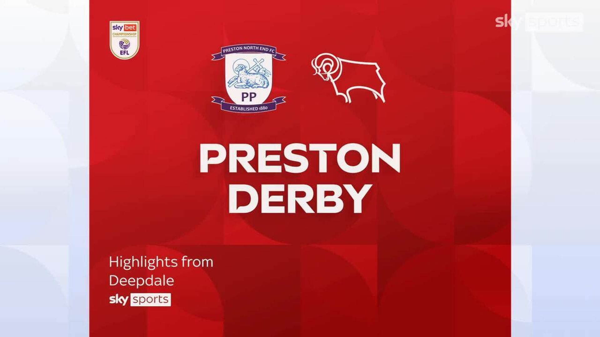 Preston 0-1 Derby