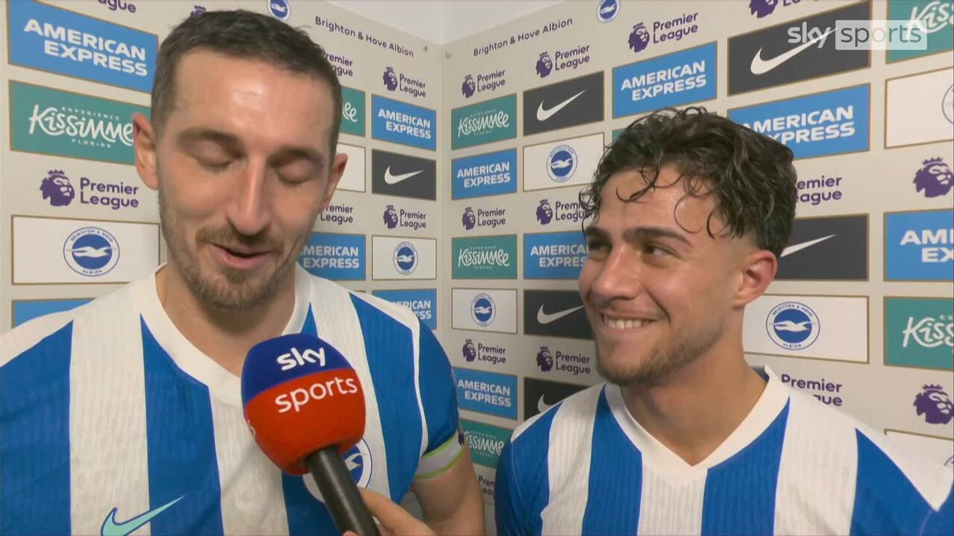 'They're even better in training!' | Kostoulas and Dunk react to bicycle kick