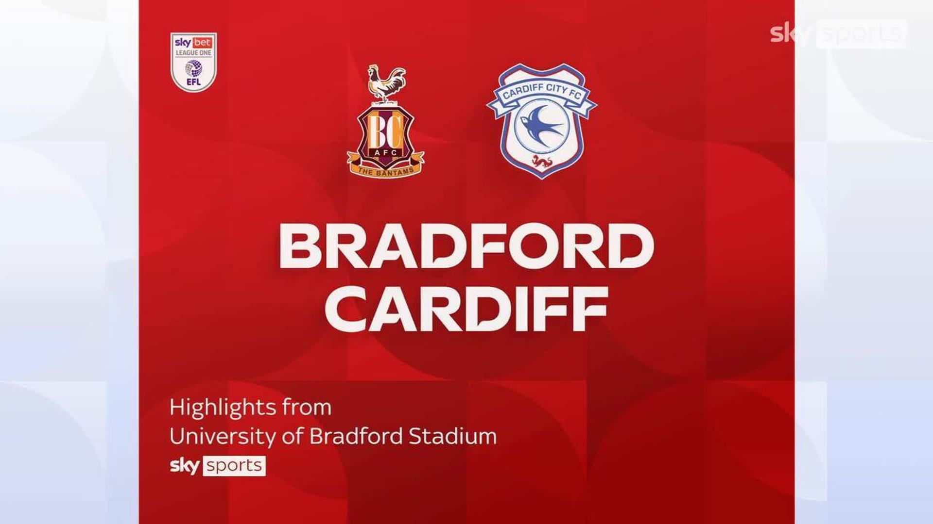Bradford 1-2 Cardiff