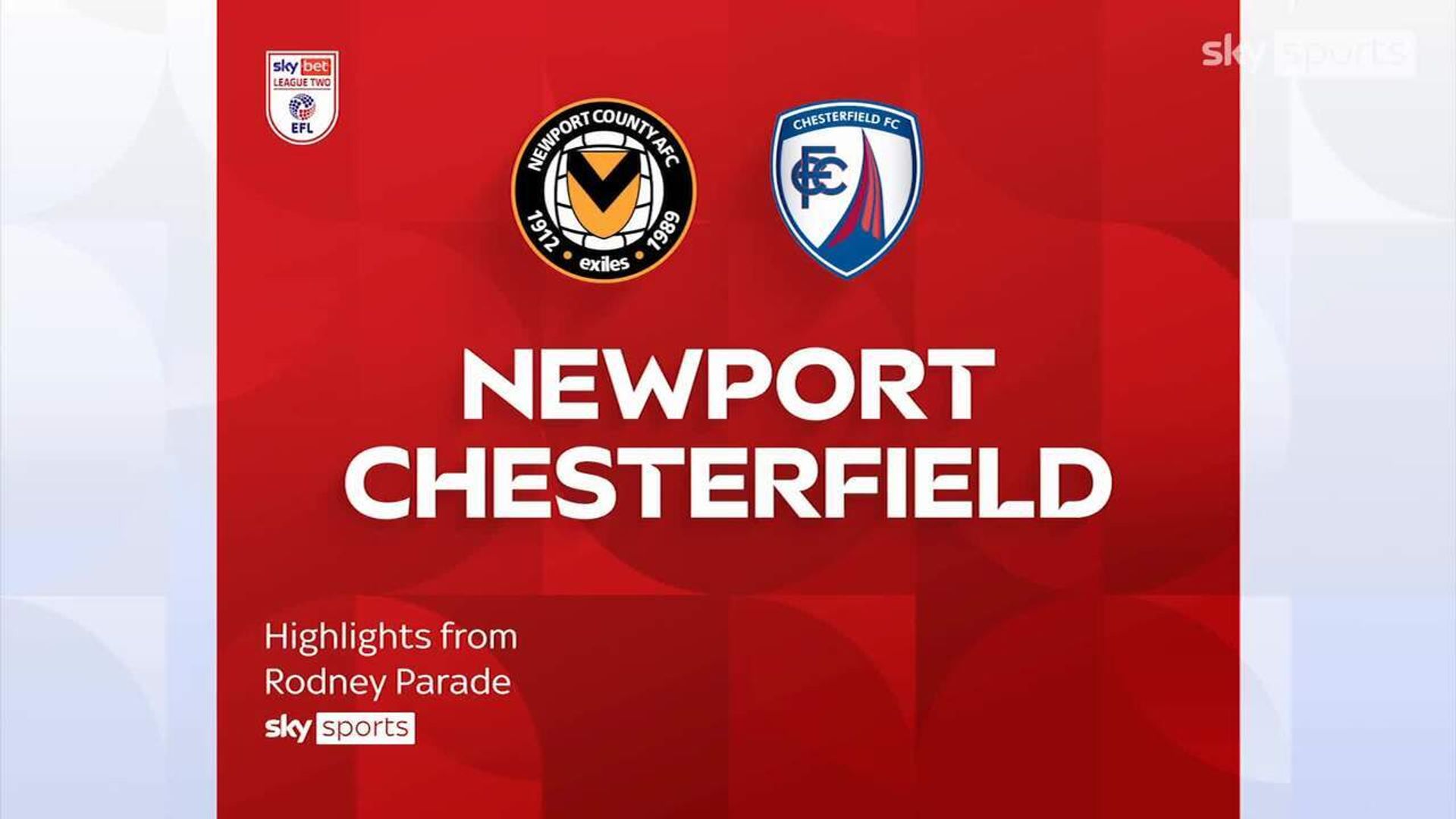 Newport 2-1 Chesterfield